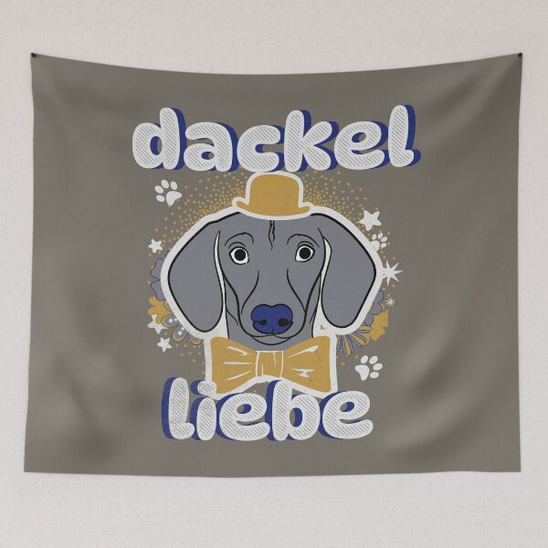 Item preview, Dackel Liebe Retro designed and sold by Hic21.