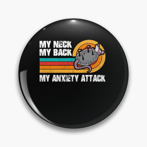 Item preview, My Neck My Back My Anxiety Attack Opossum Sunset designed and sold by Dressed For  Duty.