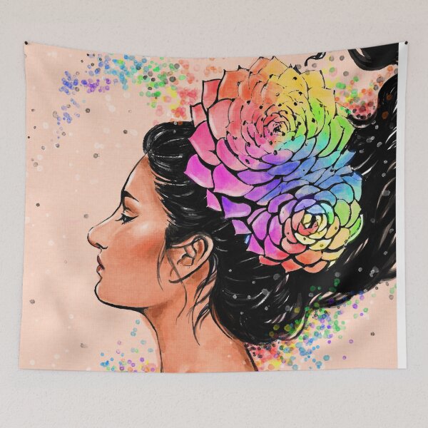 Item preview, Autorretrato (Suculenta de oro rosa) designed and sold by Savi Singh.
