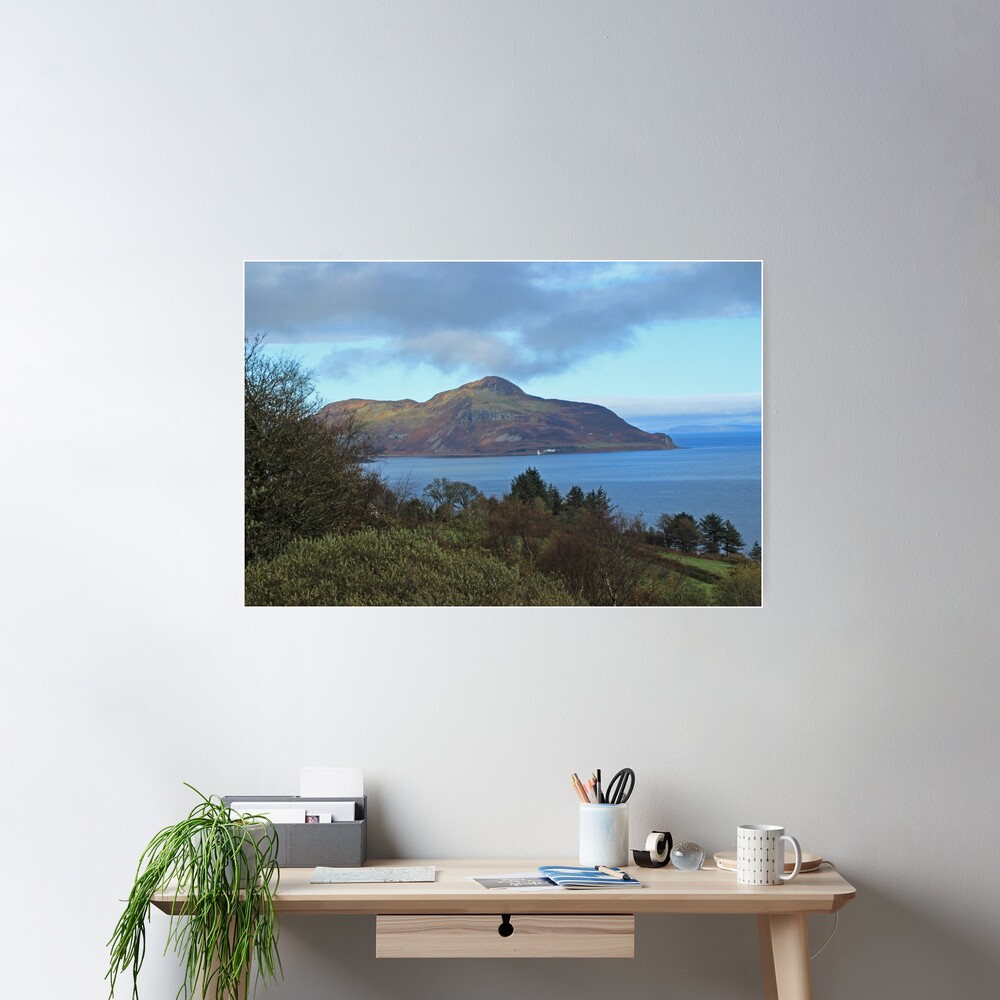 Holy Isle view Poster
