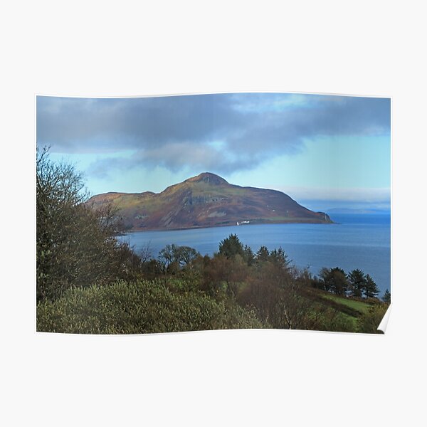 Holy Isle view Poster
