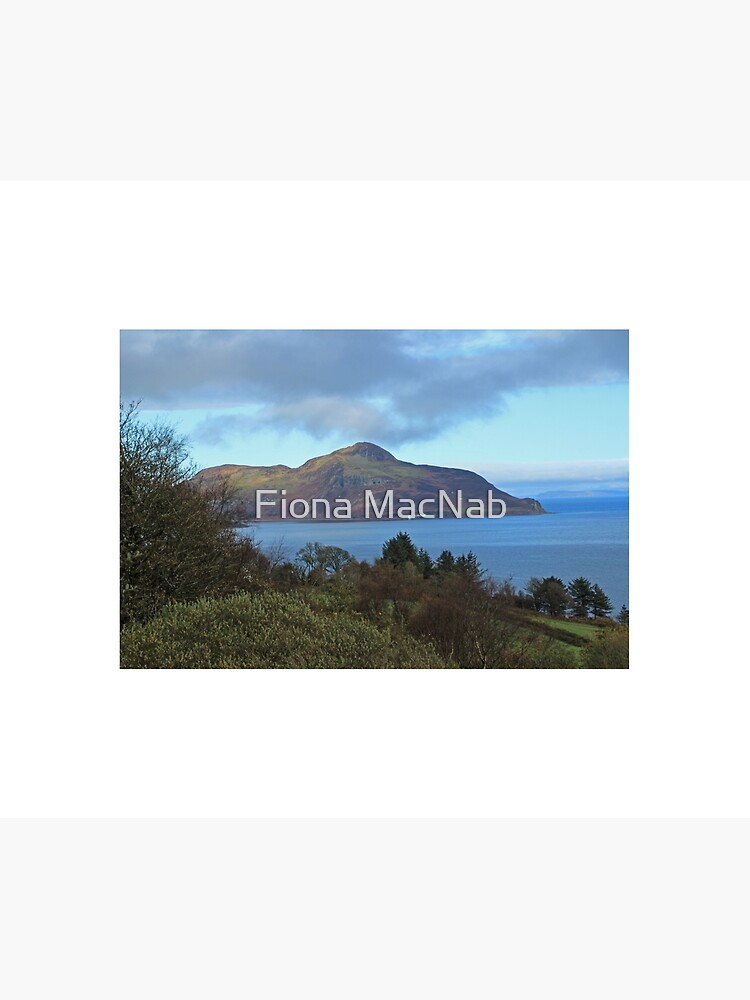 Thumbnail 2 of 2, Duvet Cover, Holy Isle view designed and sold by orcadia.