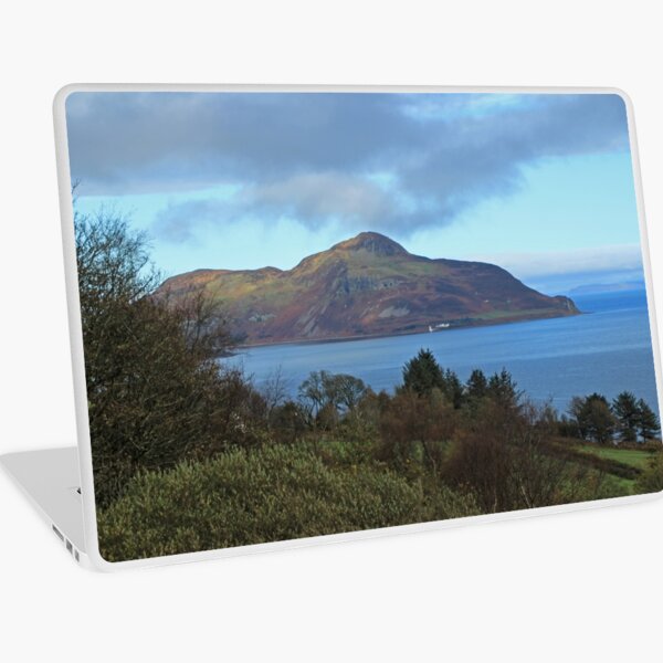 Holy Isle view Laptop Skin