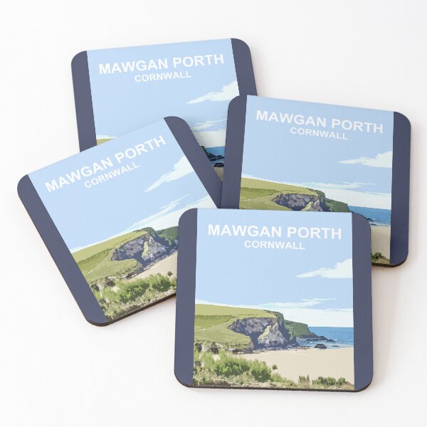 Item preview, Mawgan Porth, Cornualles. Regalo de Cornualles. Kernow paisaje designed and sold by BarbaraGlebska.