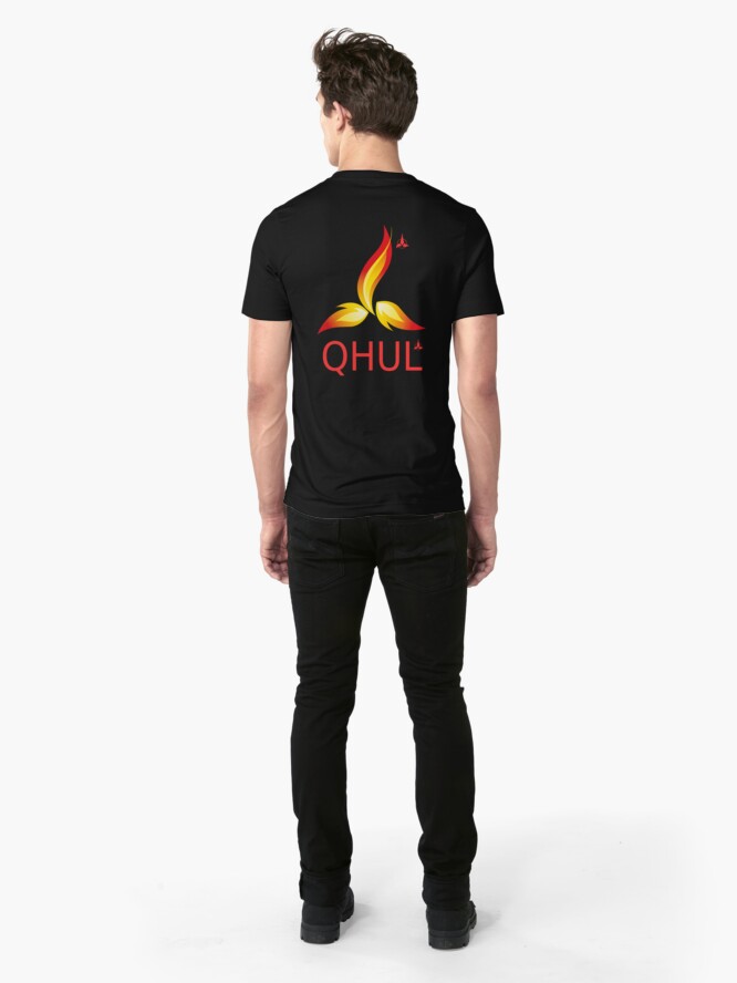 Alternate view of QHUL - health IT for real warriors Slim Fit T-Shirt