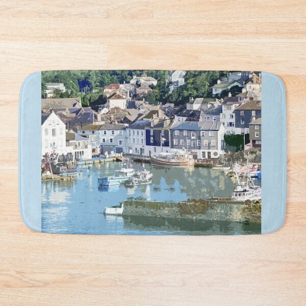 Aperçu de l'œuvre Mevagissey, Cornouailles. Cadeau de Cornouailles. Port de pêche de Kernow créée et vendue par BarbaraGlebska.