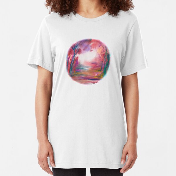 "Waldeinsamkeit" (german) - the feeling, being alone in the woods Slim Fit T-Shirt