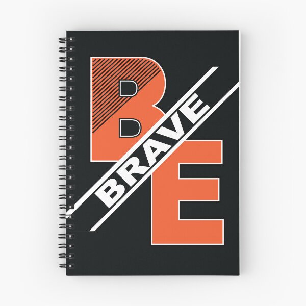 Item preview, Be brave typography design designed and sold by NippoArts.