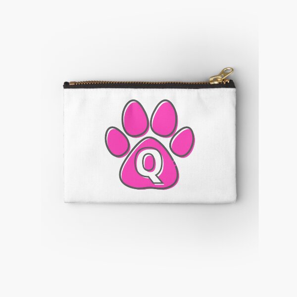 Item preview, Pink Paw Monogram Q designed and sold by Coffee Lifestyle.