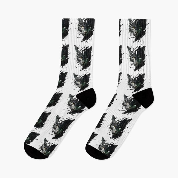 Item preview, Abstract black cat, japanese aesthetic designed and sold by LorandQuest.