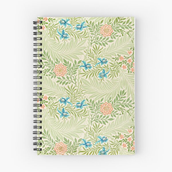 Aperçu de l'œuvre William Morris Vintage Motif Larkspur Vert créée et vendue par Pretty  Pixel.