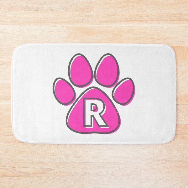Item preview, Pink Paw Monogram R designed and sold by Coffee Lifestyle.