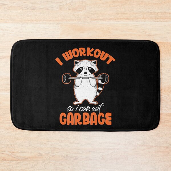 Item preview, I Workout So Can Eat Garbage Raccoon Funny Animal designed and sold by Dressed For  Duty.