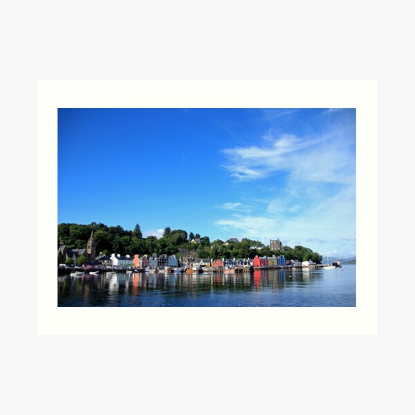Blue Sky in Balamory Art Print