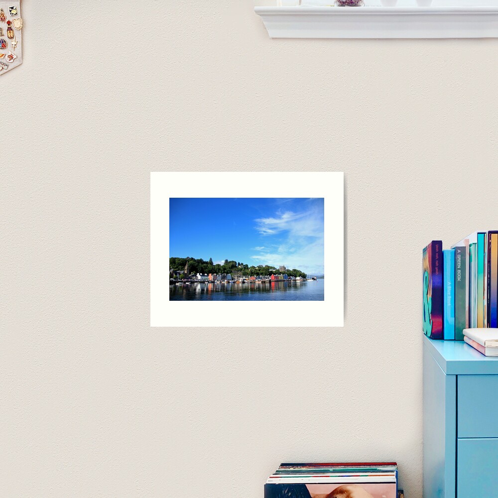 Blue Sky in Balamory Art Print