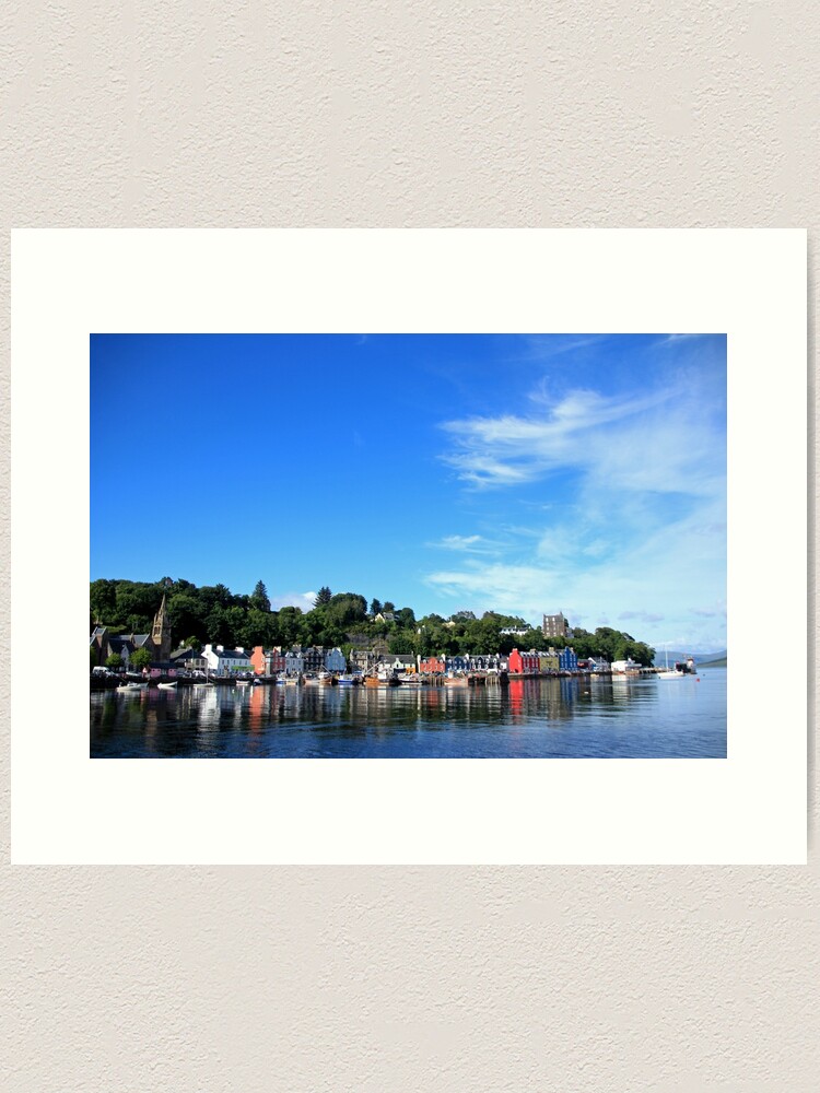 Alternate view of Blue Sky in Balamory Art Print