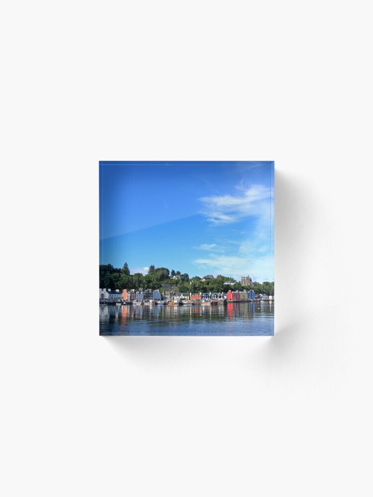 Alternate view of Blue Sky in Balamory Acrylic Block