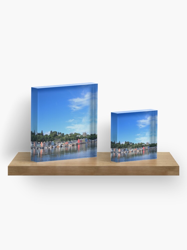 Alternate view of Blue Sky in Balamory Acrylic Block