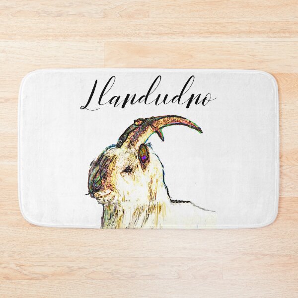 Item preview, LLANDUDNO GREAT ORME GOAT BLACK designed and sold by Marni Scofidio Desi9ns.