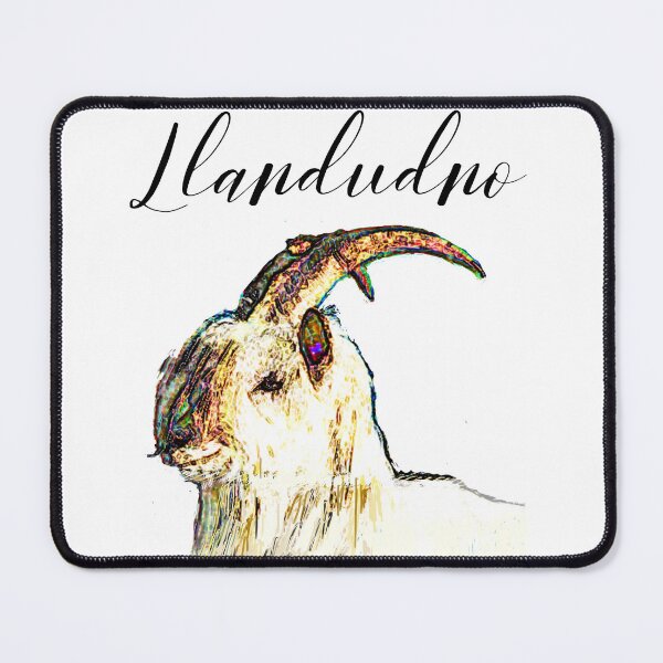 Item preview, LLANDUDNO GREAT ORME GOAT BLACK designed and sold by Marni Scofidio Desi9ns.
