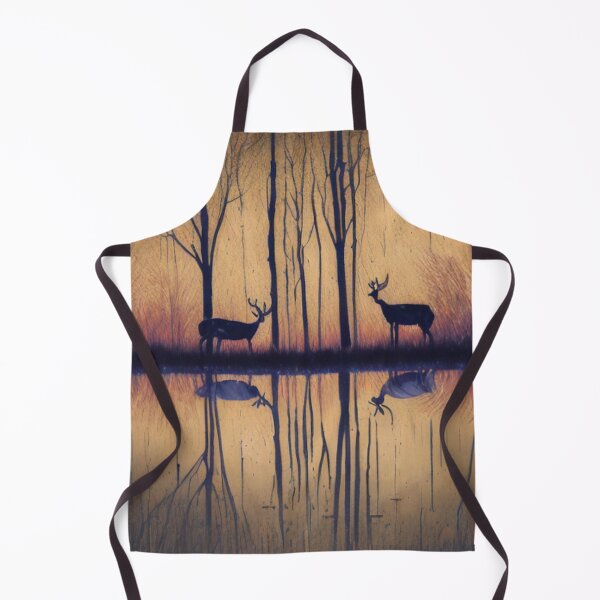 Item preview, The Deer's Thirst Quenched by the Blessed Lake designed and sold by WBP Mart.