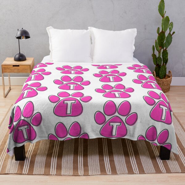 Item preview, Pink Paw Monogram T designed and sold by Coffee Lifestyle.