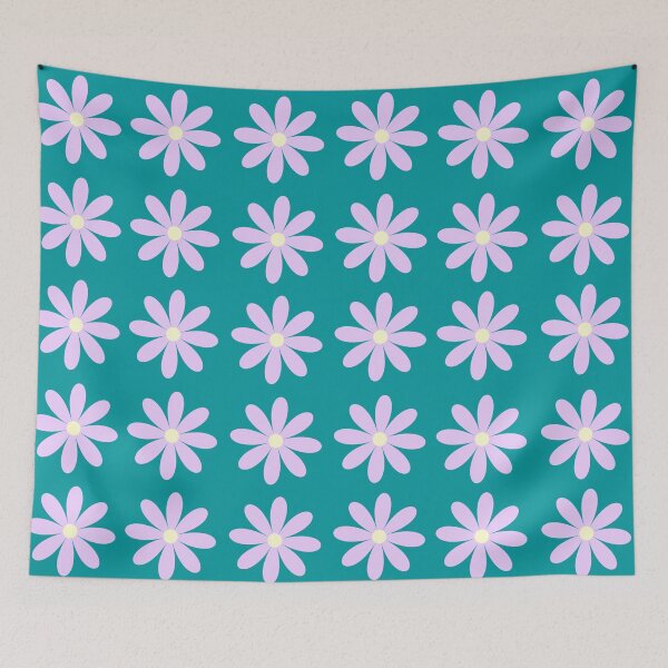 Item preview, purple flower pattern designed and sold by DreamBigShirts.