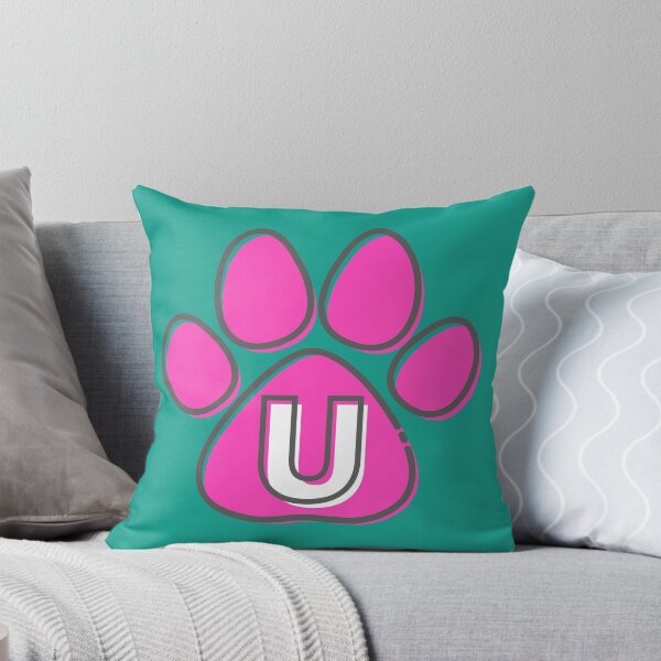 Item preview, Pink Paw Monogram U designed and sold by Coffee Lifestyle.