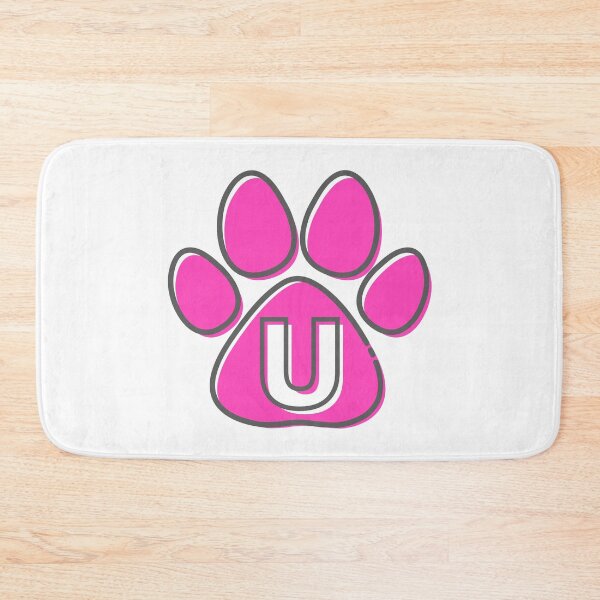 Item preview, Pink Paw Monogram U designed and sold by Coffee Lifestyle.