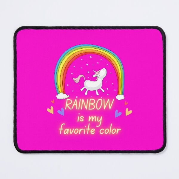 Item preview, Rainbow is my favorite color, dancing unicorn designed and sold by Click-Like.