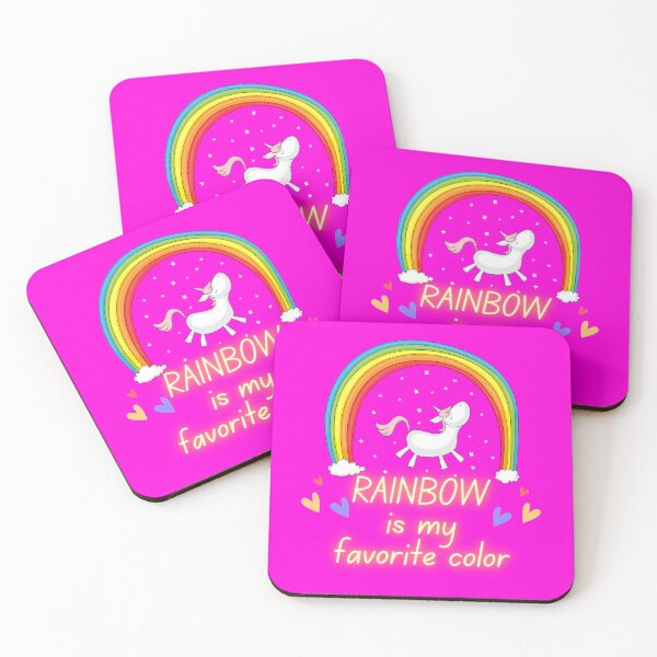 Item preview, Rainbow is my favorite color, dancing unicorn designed and sold by Click-Like.