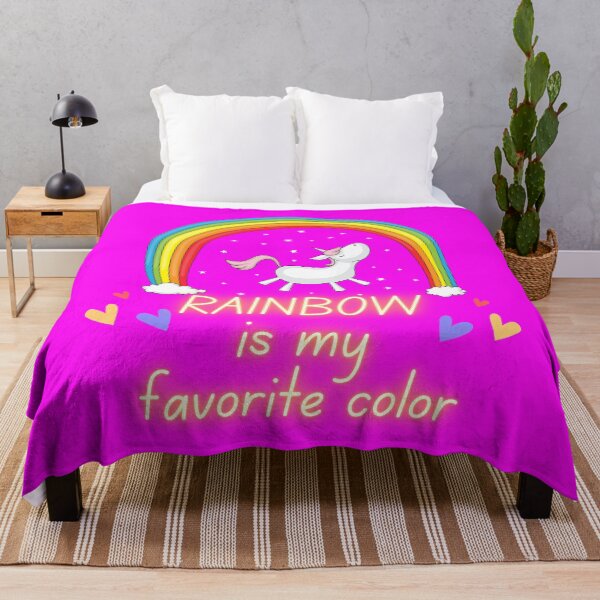 Item preview, Rainbow is my favorite color, dancing unicorn designed and sold by Click-Like.