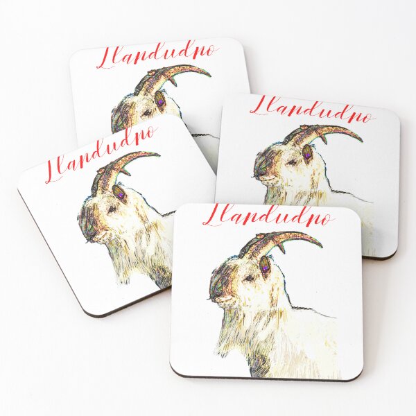 Item preview, LLANDUDNO GREAT ORME GOAT RED designed and sold by Marni Scofidio Desi9ns.
