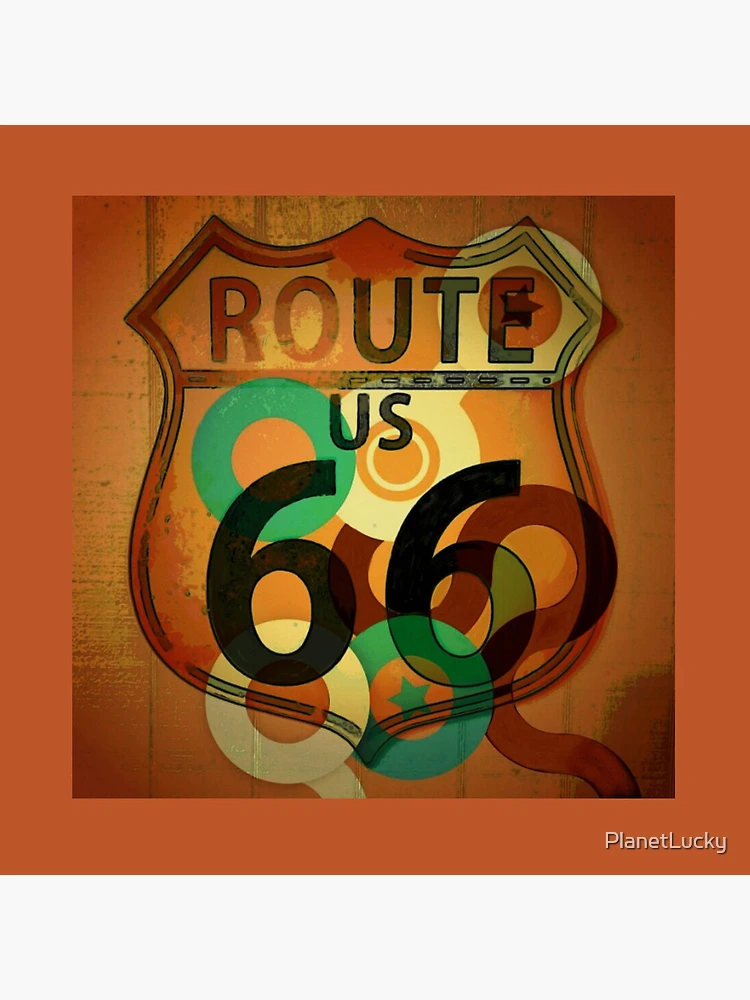 Thumbnail 4 of 4, Clock, Route 66 Rodeo designed and sold by PlanetLucky.