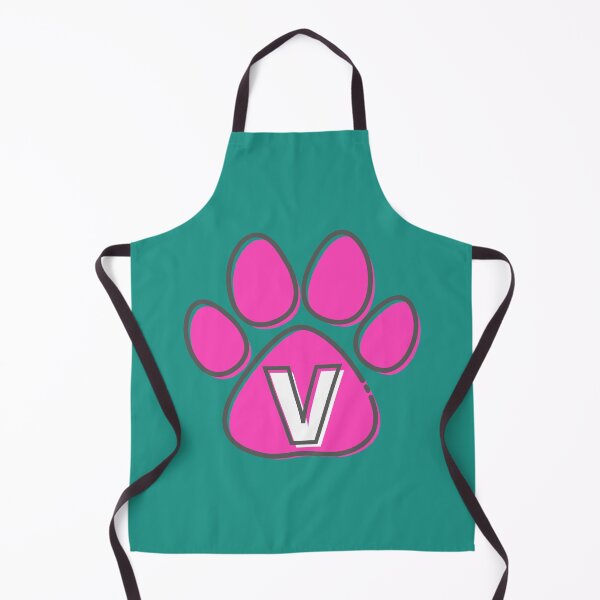 Item preview, Pink Paw Monogram V designed and sold by Coffee Lifestyle.