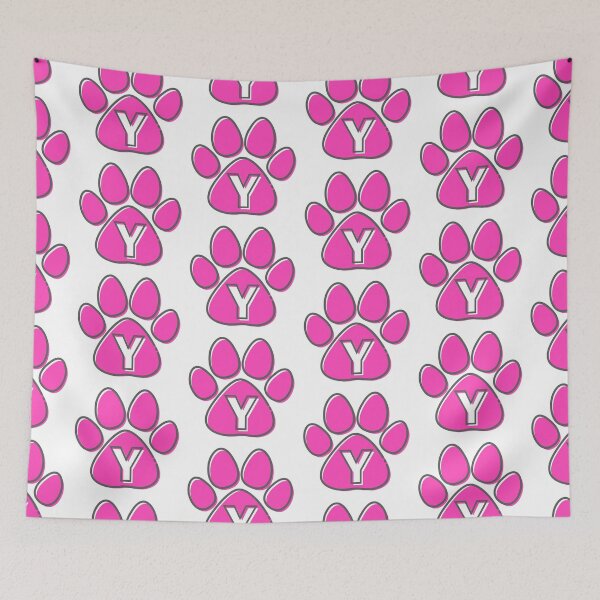 Item preview, Pink Paw Monogram Y designed and sold by Coffee Lifestyle.