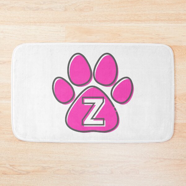 Item preview, Pink Paw Monogram Z designed and sold by Coffee Lifestyle.
