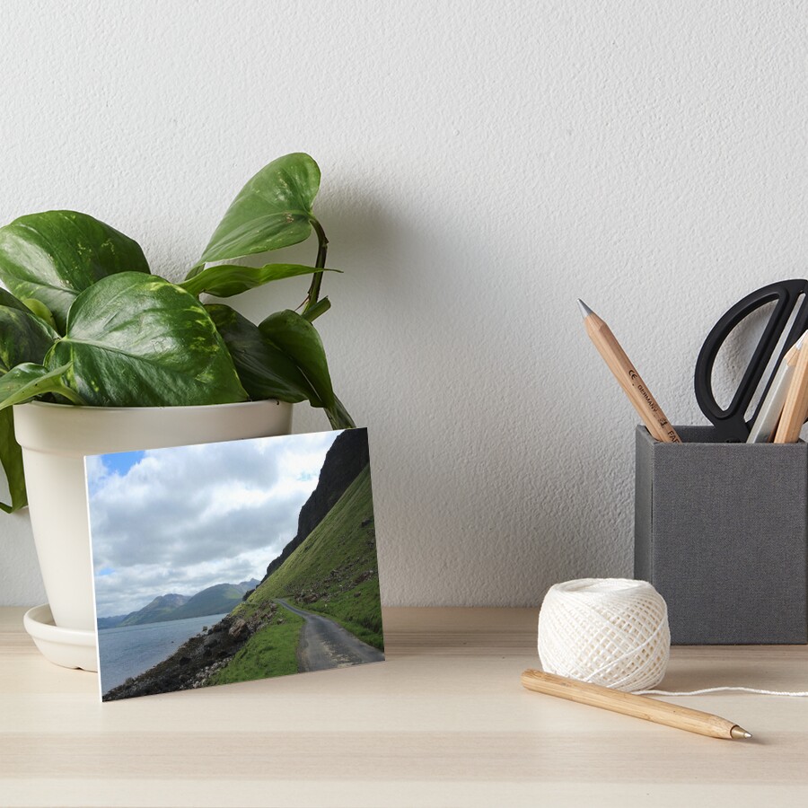 Island road Art Board Print