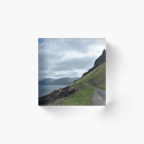 Island road Acrylic Block