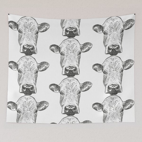Item preview, Cow Line Drawing designed and sold by JaritLuin.