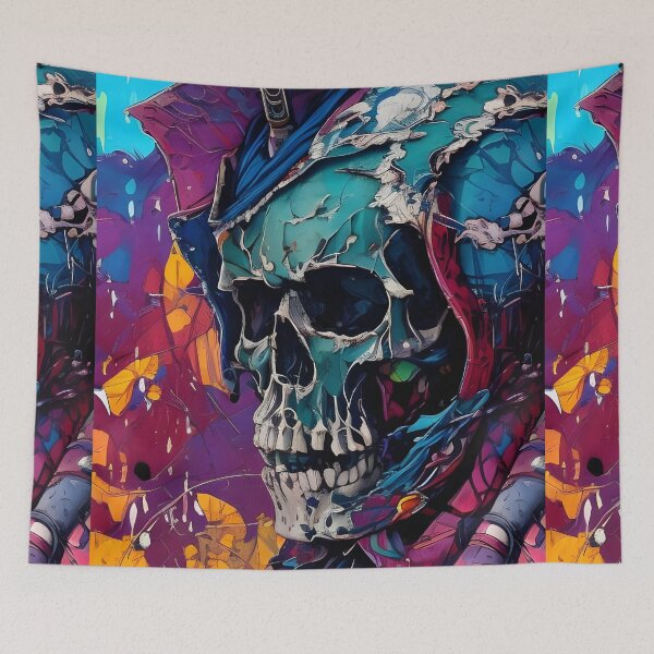 Item preview, Psychedelic Skull #45 designed and sold by mrbribe.