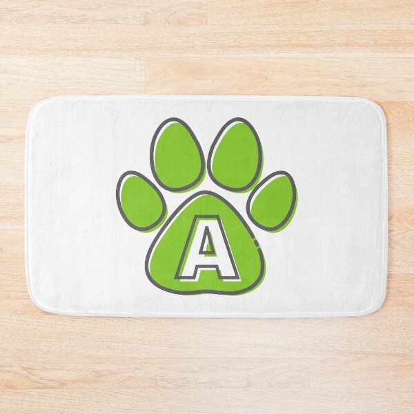 Item preview, Green Paw Monogram A designed and sold by Coffee Lifestyle.
