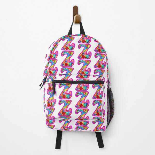 Item preview, Pink Floral Alphabet Letter Z – Colorful Boho Psychedelic Flower Typography Art designed and sold by Vividality.
