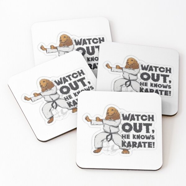 Item preview, dog knows karate designed and sold by BORHIM-ART.