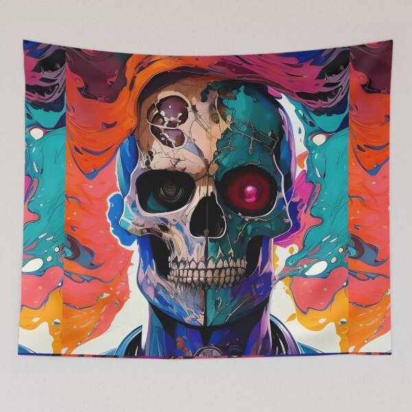 Item preview, Psychedelic Skull #46 designed and sold by mrbribe.