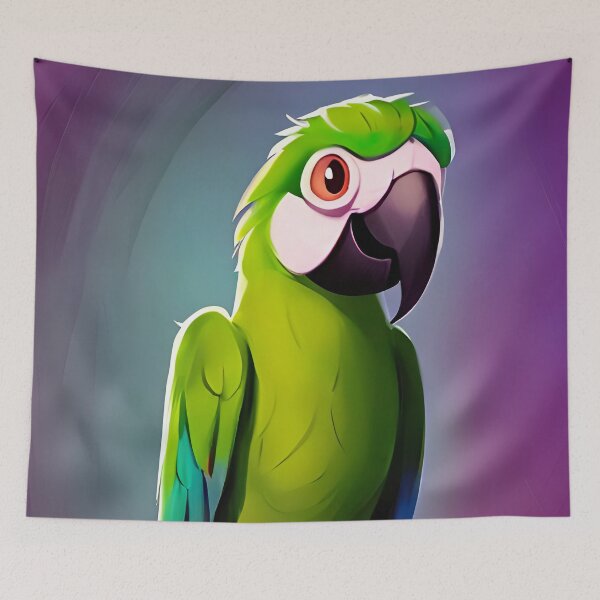 Item preview, Animated Style Macaw designed and sold by Aww_To_Z Animals.