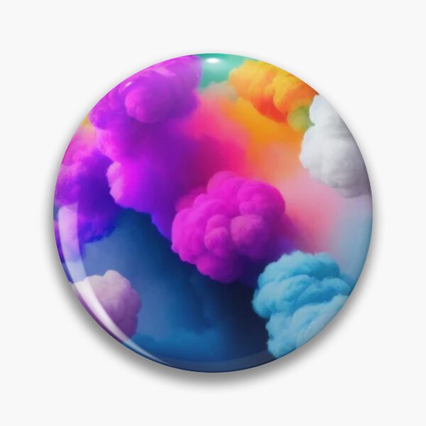 Aperçu de l'œuvre Nuage de fumée avec toutes les couleurs de l'arc-en-ciel créée et vendue par FlowingMovement.