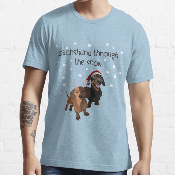 "christmas dogs, dachshund" Tshirt for Sale by gumidomino Redbubble