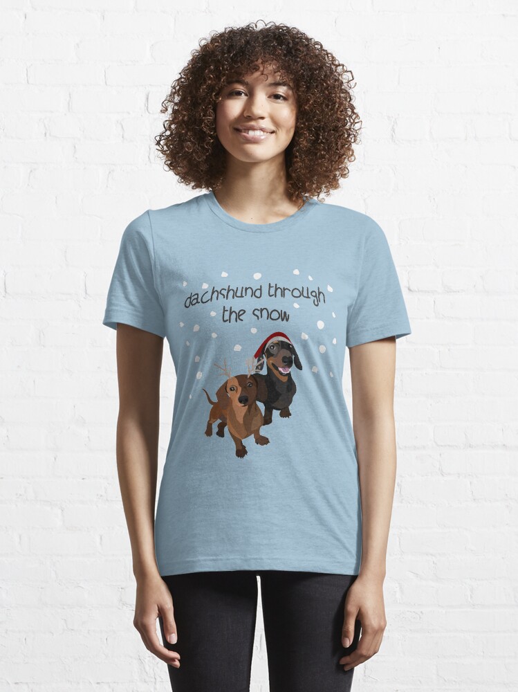 "christmas dogs, dachshund" Tshirt for Sale by gumidomino Redbubble
