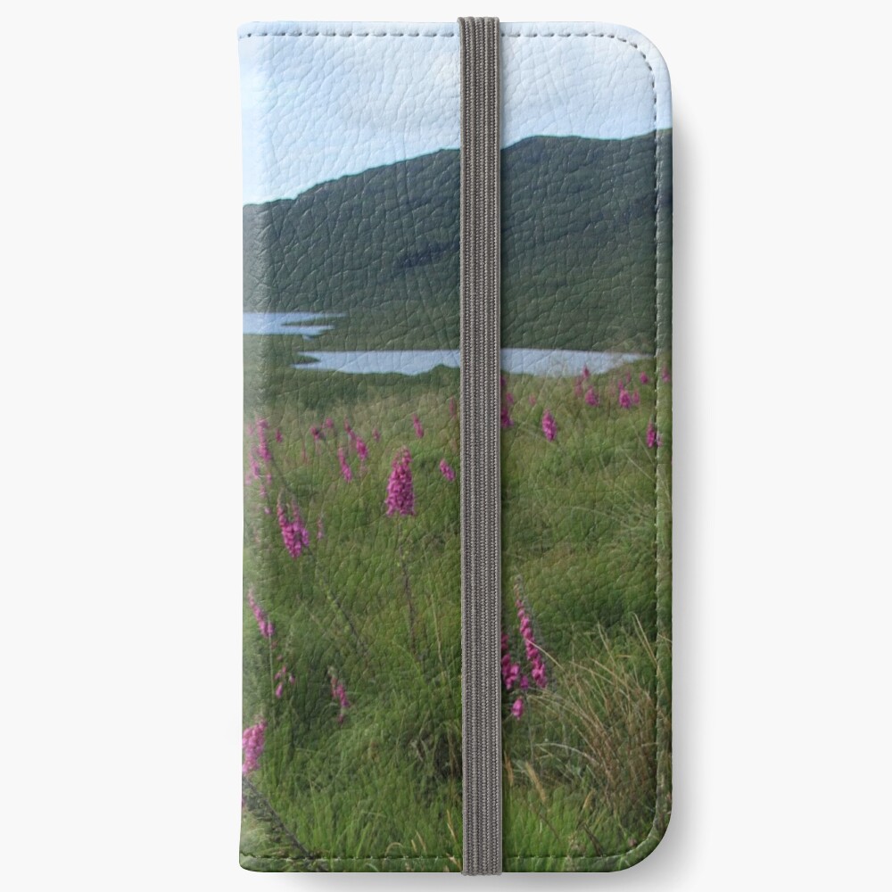 Field of foxgloves I iPhone Wallet